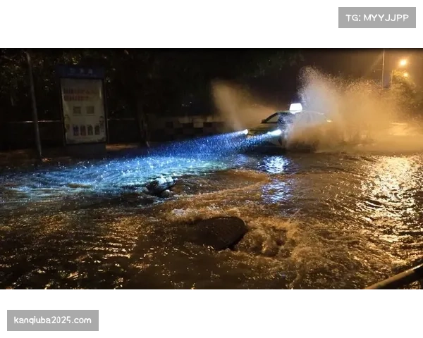 雨战:门兴对阵狼队的比赛在暴雨中进行,场地出现部分积水 雨战:门兴对阵狼队的比赛在暴雨中进行,场地出现部分积水